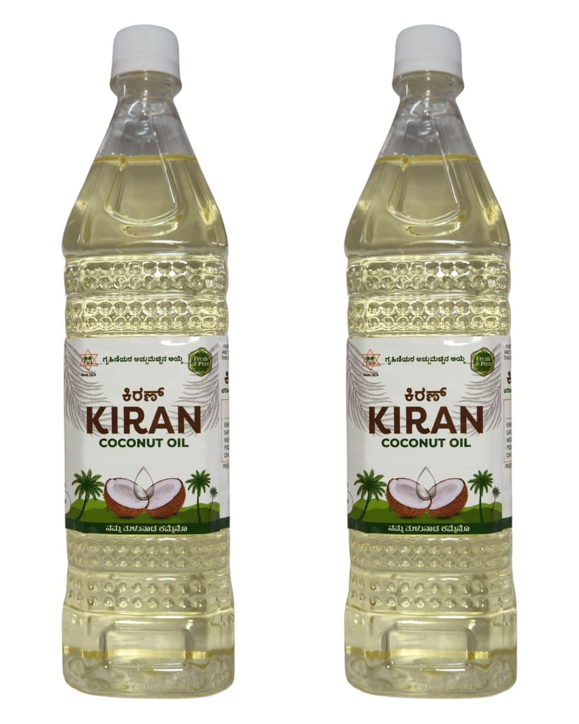 Kiran Coconut Oil Bottle 1L