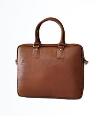 LUXE LEATHER LAPTOP BAG view 2