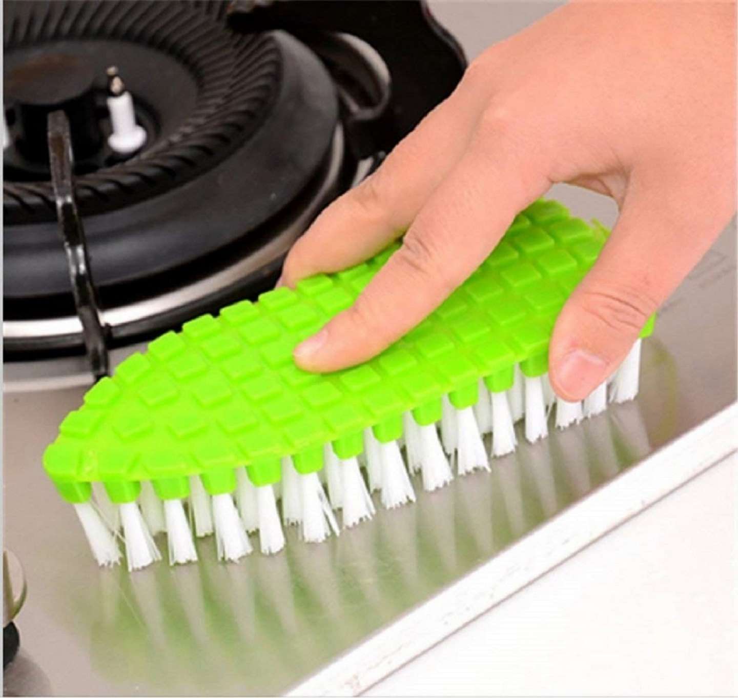 Flexible Cleaning Brush for Washing Cloths, Carpets, Floor, Tiles, Sink Color - Multicolor, Size - One Size Fits All view 2
