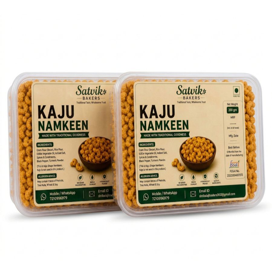 KAJU NAMKEEN PACK OF 2 - 400 gm view 2