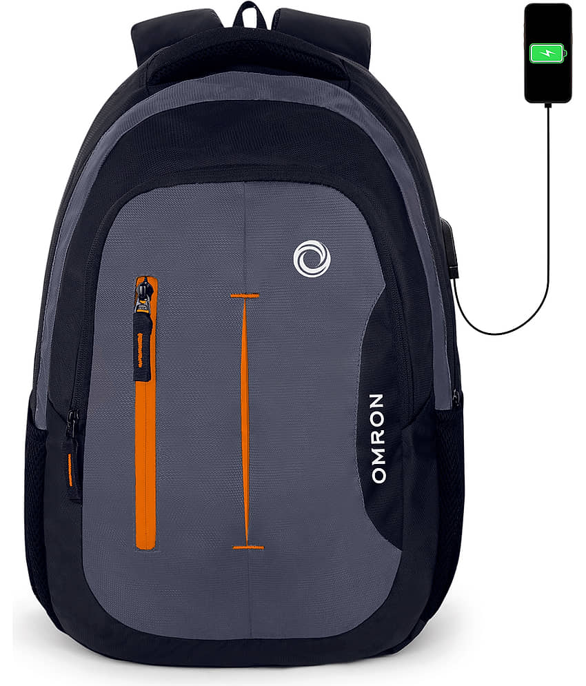 OMRON BAGS Red Polyester Backpack ( 30 Ltrs )