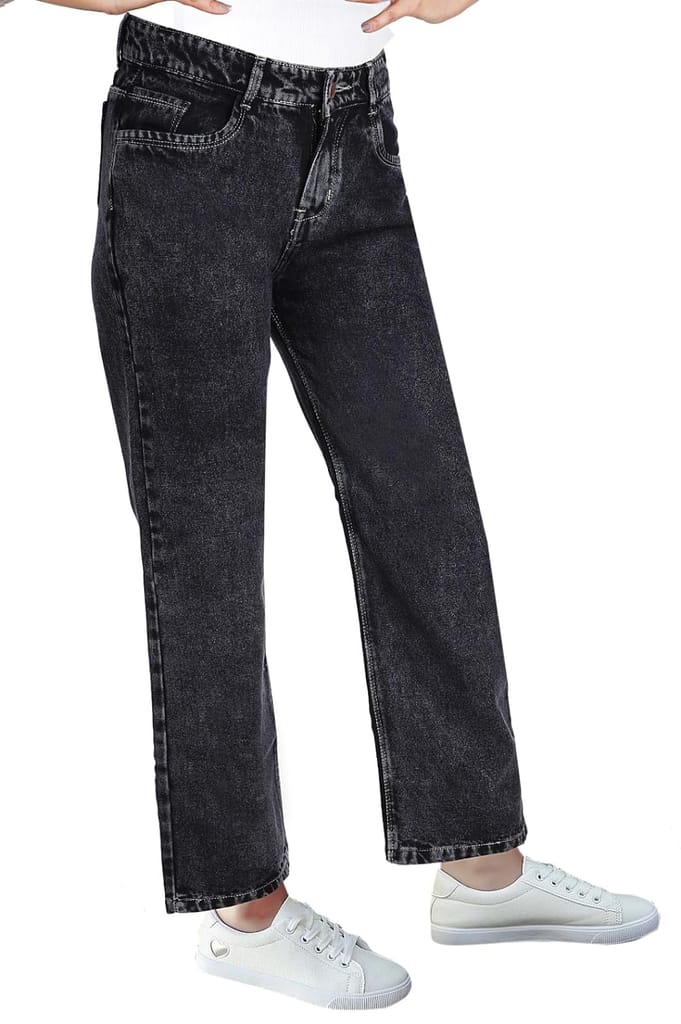 FINBEAT Jeans Pattern Straight Basic Belt Basic Bottom Jeans view 2