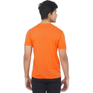 Orange Color Half Sleeve Superman Printed Tshirt view 2