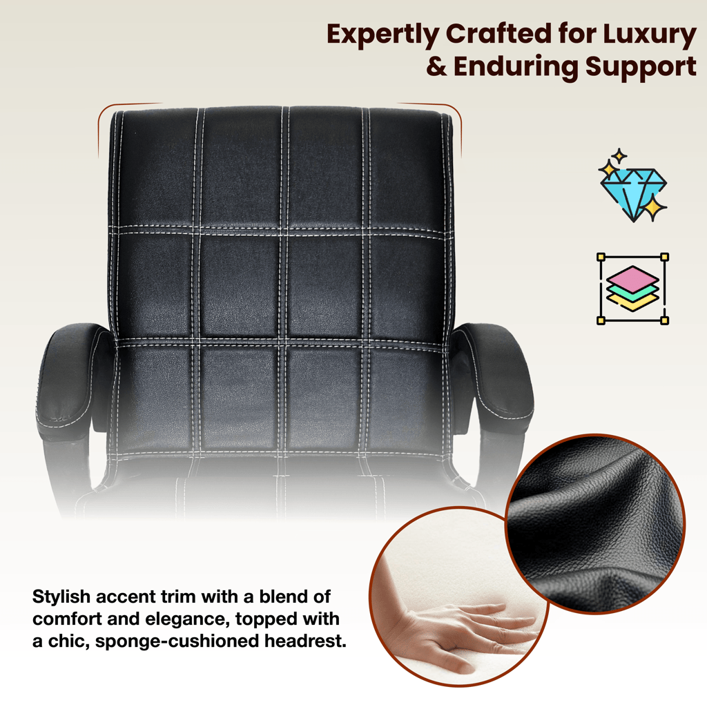 OOLIVE MIDLINE OC90 Mid Back Office Chair – Elite Comfort for Bosses view 2