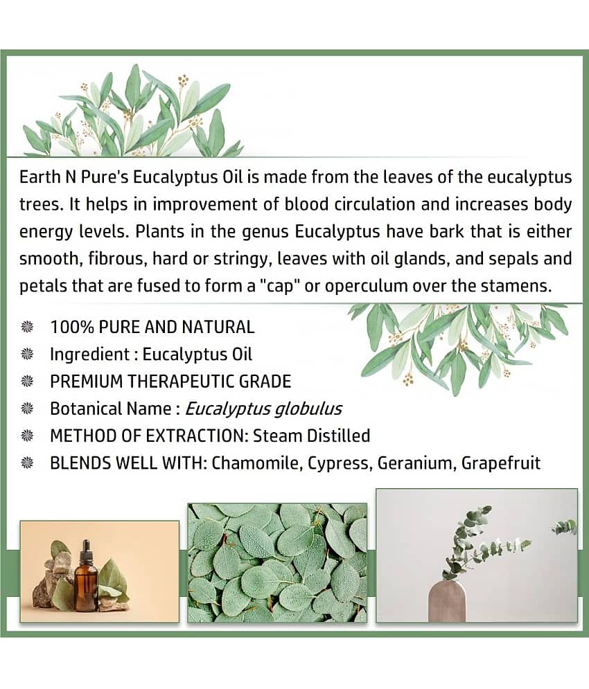 Earth N Pure - Eucalyptus Essential Oil 30 mL ( Pack of 1 ) view 2