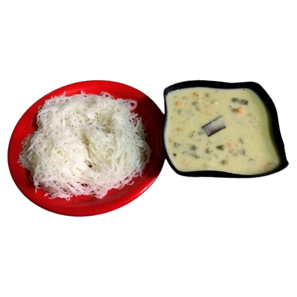 Idiyappam with Veg Kurma 3 Pcs