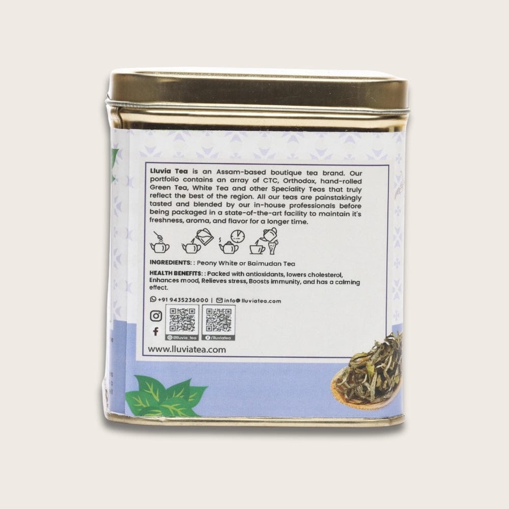Peony White Tea - Rich in Antioxidants | Weight Loss | Improves Blood Circulation (50gm) view 2