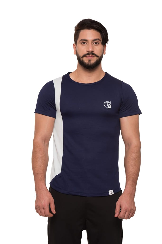 Charlie Wolf Panel Half Sleeve T- shirts