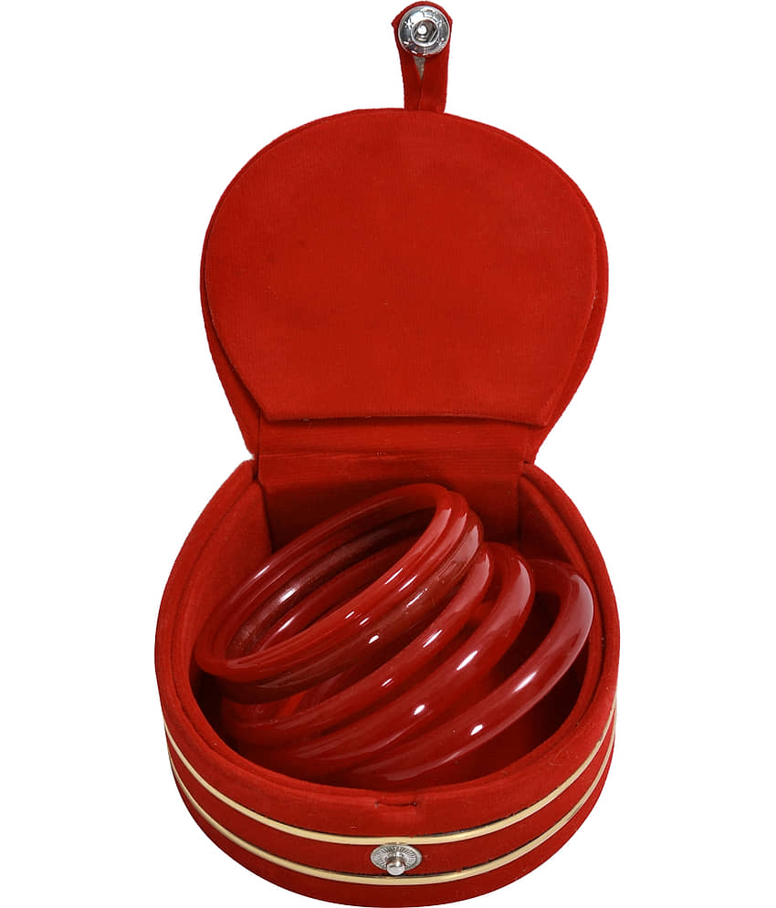 Bovzen - Red Bangle Set (Pack of 1) view 2