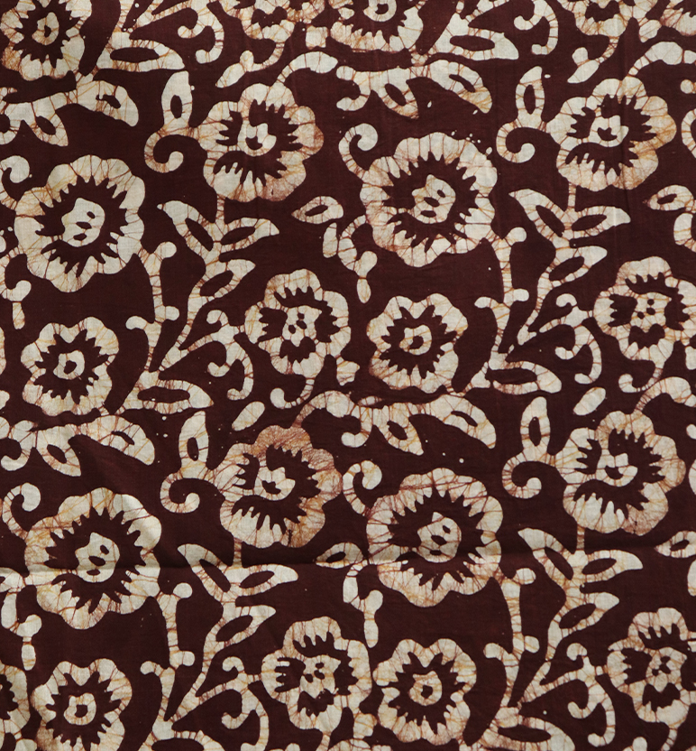 Handcrafted Batik Print 3 Piece Unstich Cotton Suit set view 2