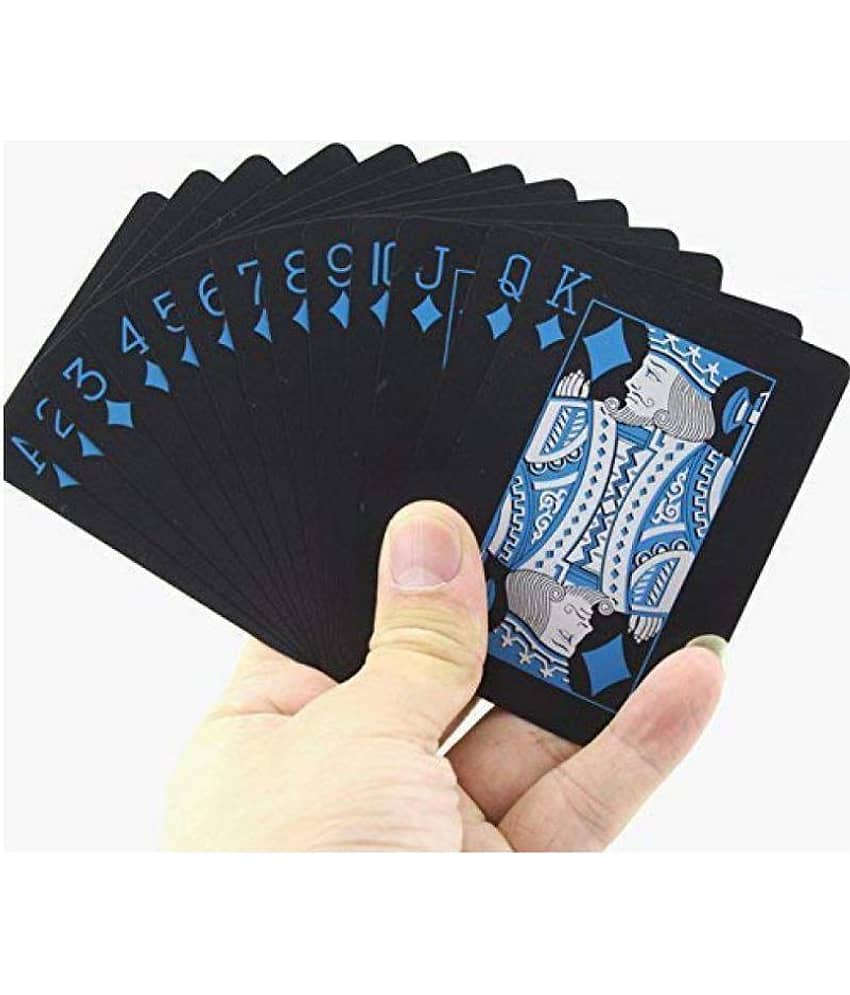 Rangwell Black Plastic Playing Cards view 2