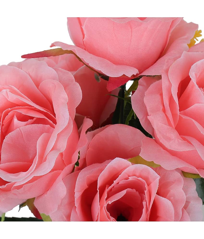 RealPBR - Pink Rose Artificial Flower ( Pack of 1 ) view 2