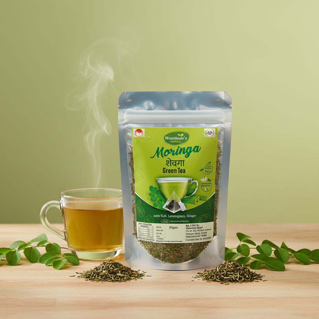 Wankhade's Natural Moringa Green Tea 30 g