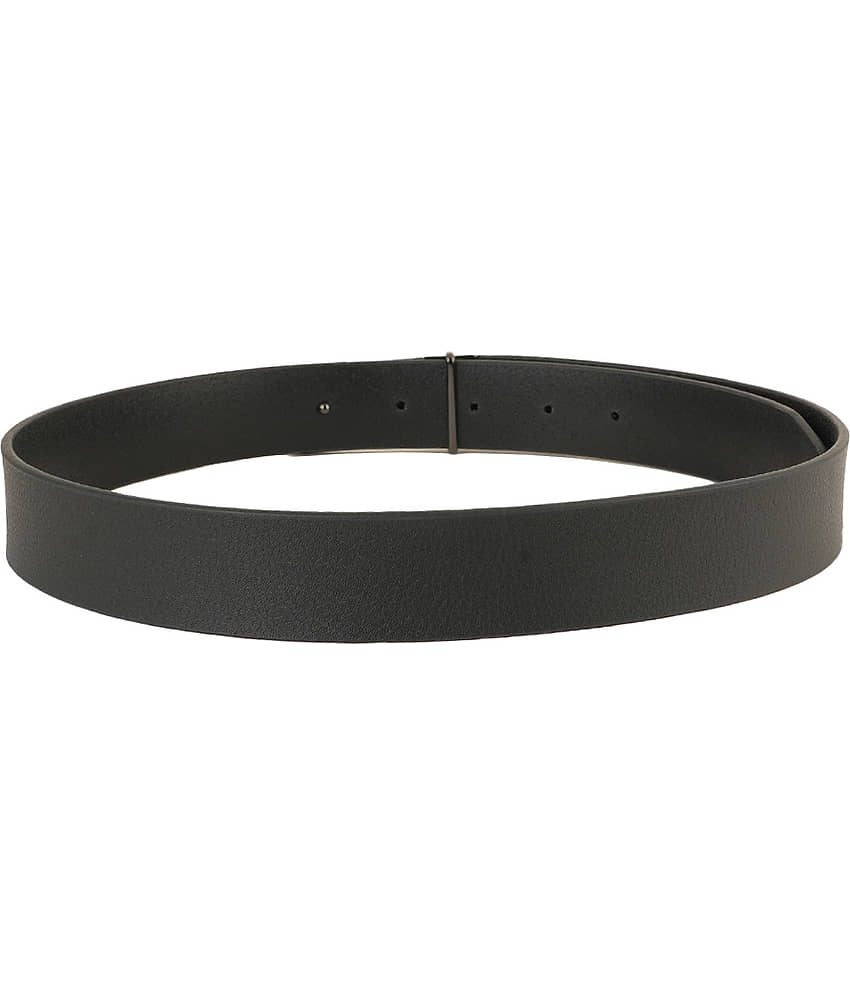 STYLE SHOES - Black Leather Men's Formal Belt ( Pack of 1 ) view 2