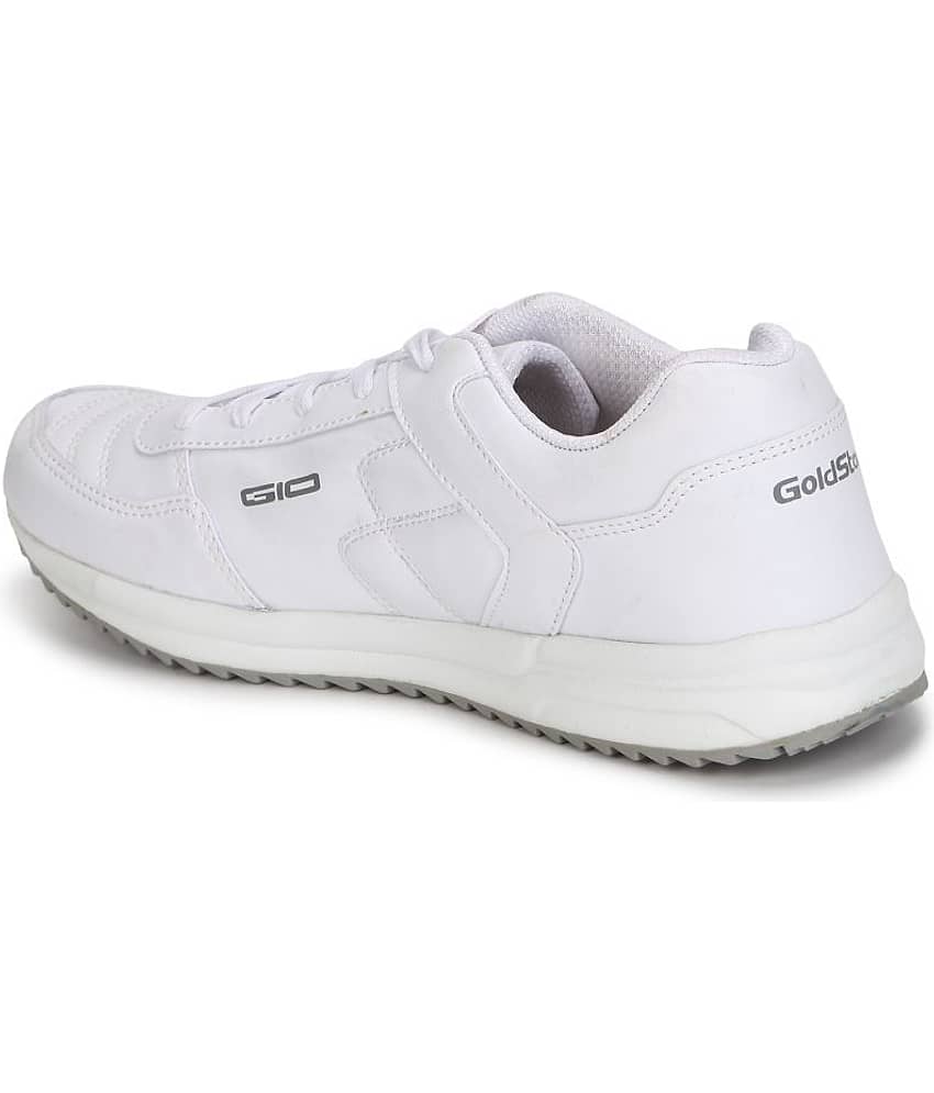 GOLDSTAR White Running Shoes view 2