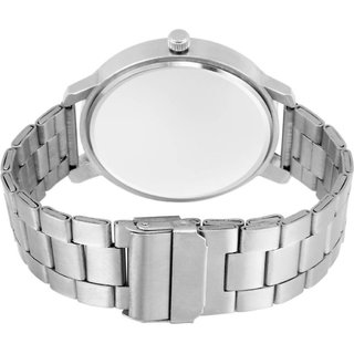 HRV Men's Round Dial Silver Strap Analog Watch view 2