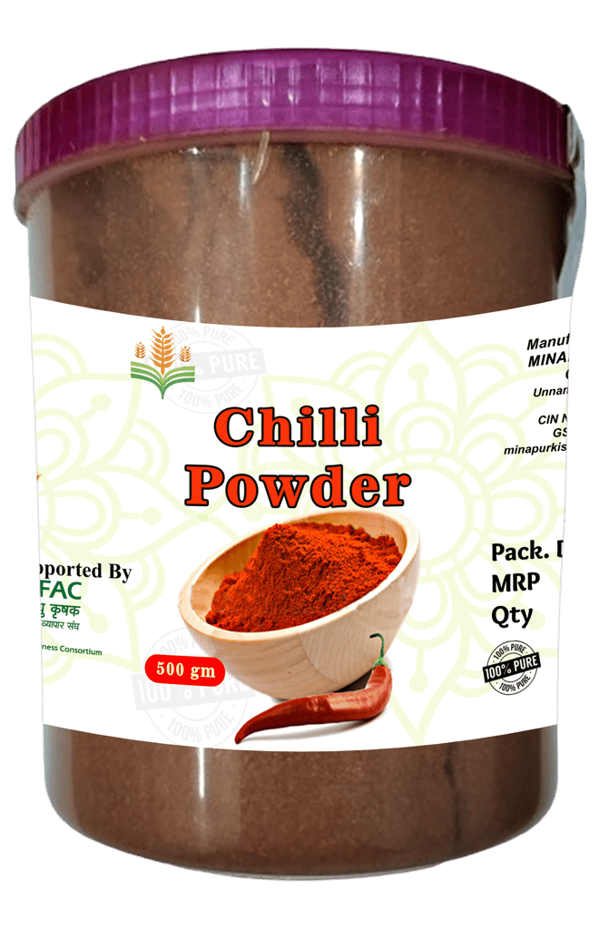 Pure Chilli Powder - 100% Natural and Fresh | 500gm