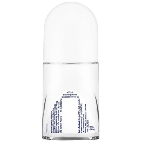 Nivea Deodorant Roll-on, Whitening Smooth Skin, 50 ml view 2