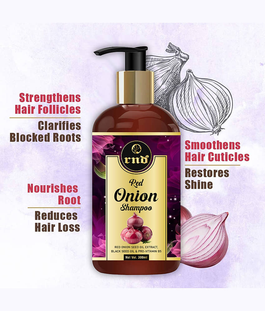 RND Red Onion Hair Shampoo - Controls Hair Loss & Promotes Healthy Hair Growth Shampoo 300 mL view 2