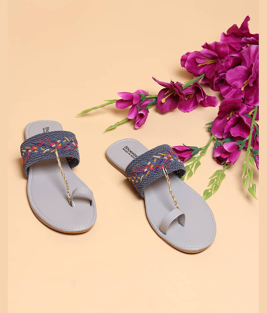 Shoestail Black Flats