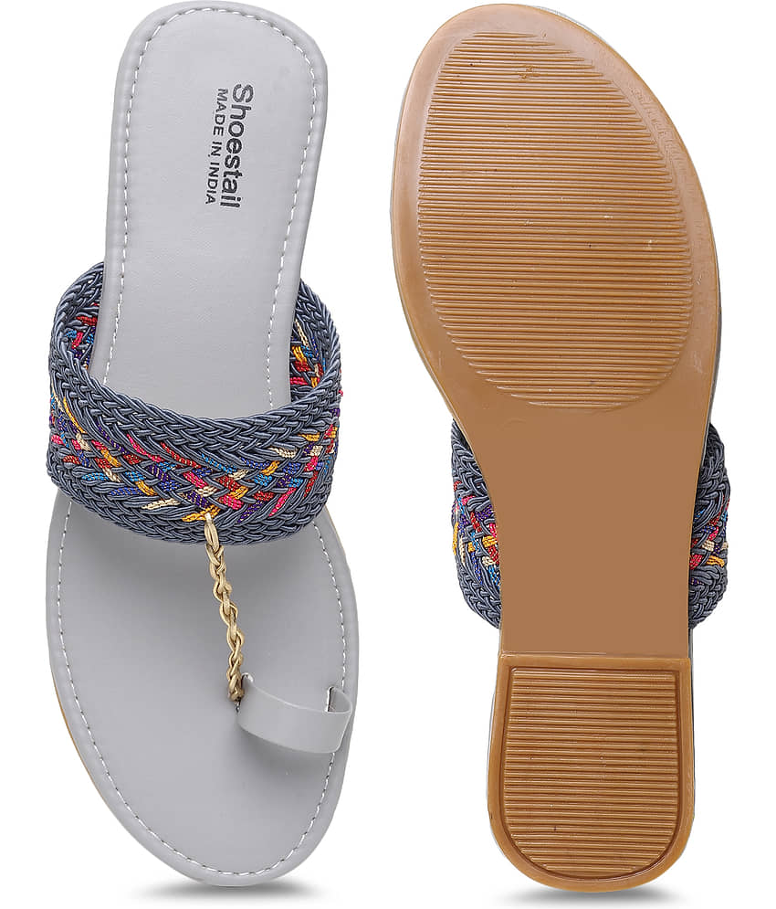Shoestail Black Flats view 2