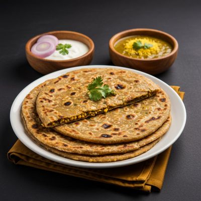 Sattu Onion Paratha