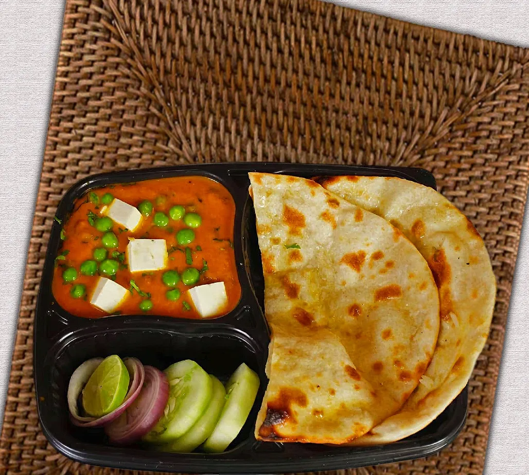 Matar Paneer Thali