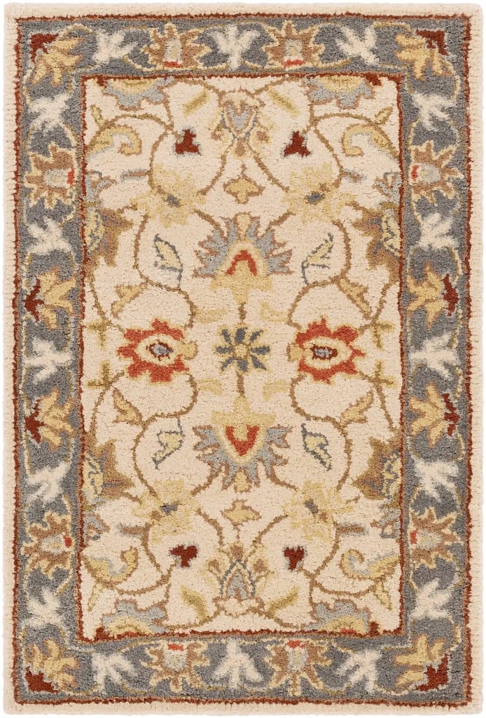 Hand Tufted Caesar Yellow Wool Rug view 2
