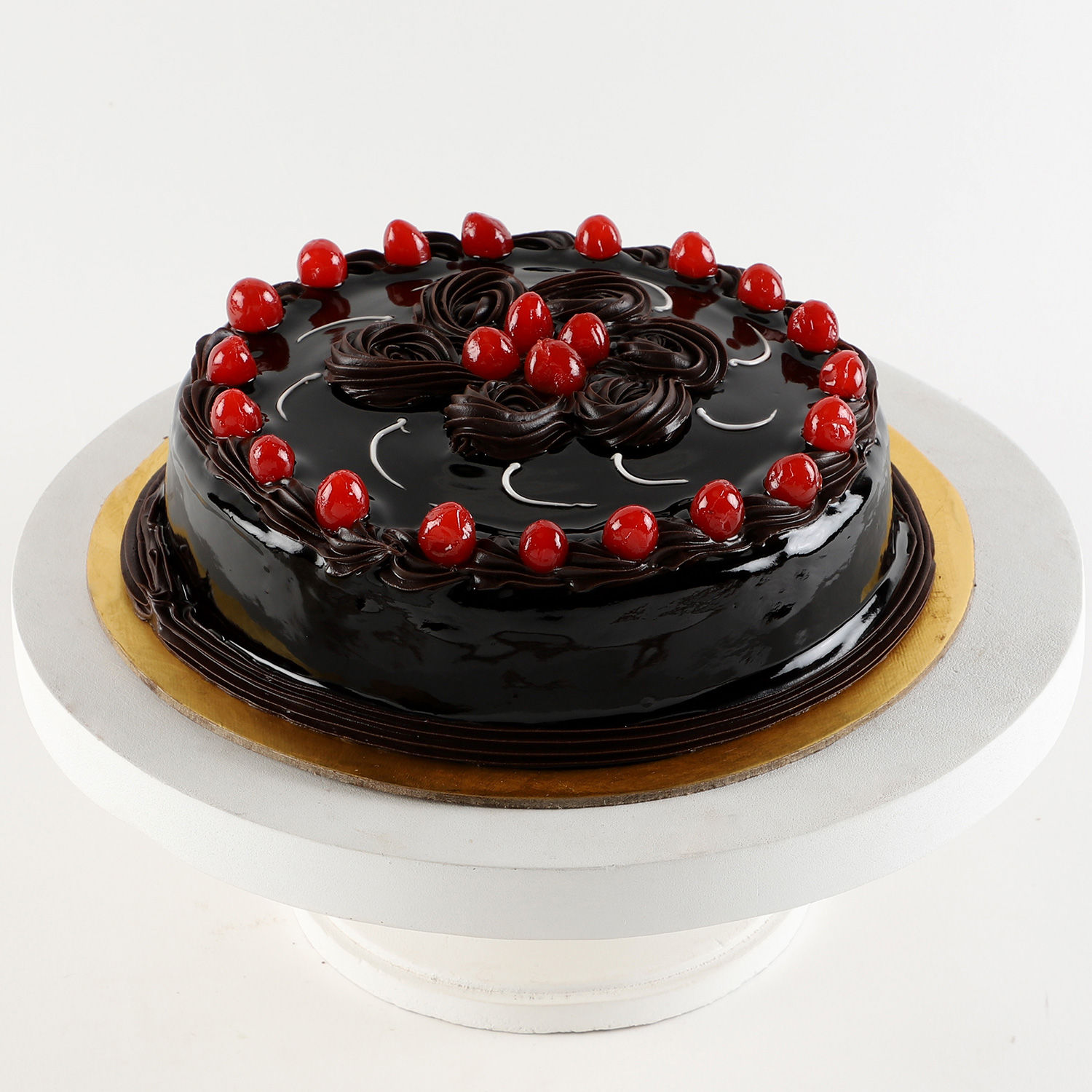 Truffle Cherry Cake Half Kg view 2