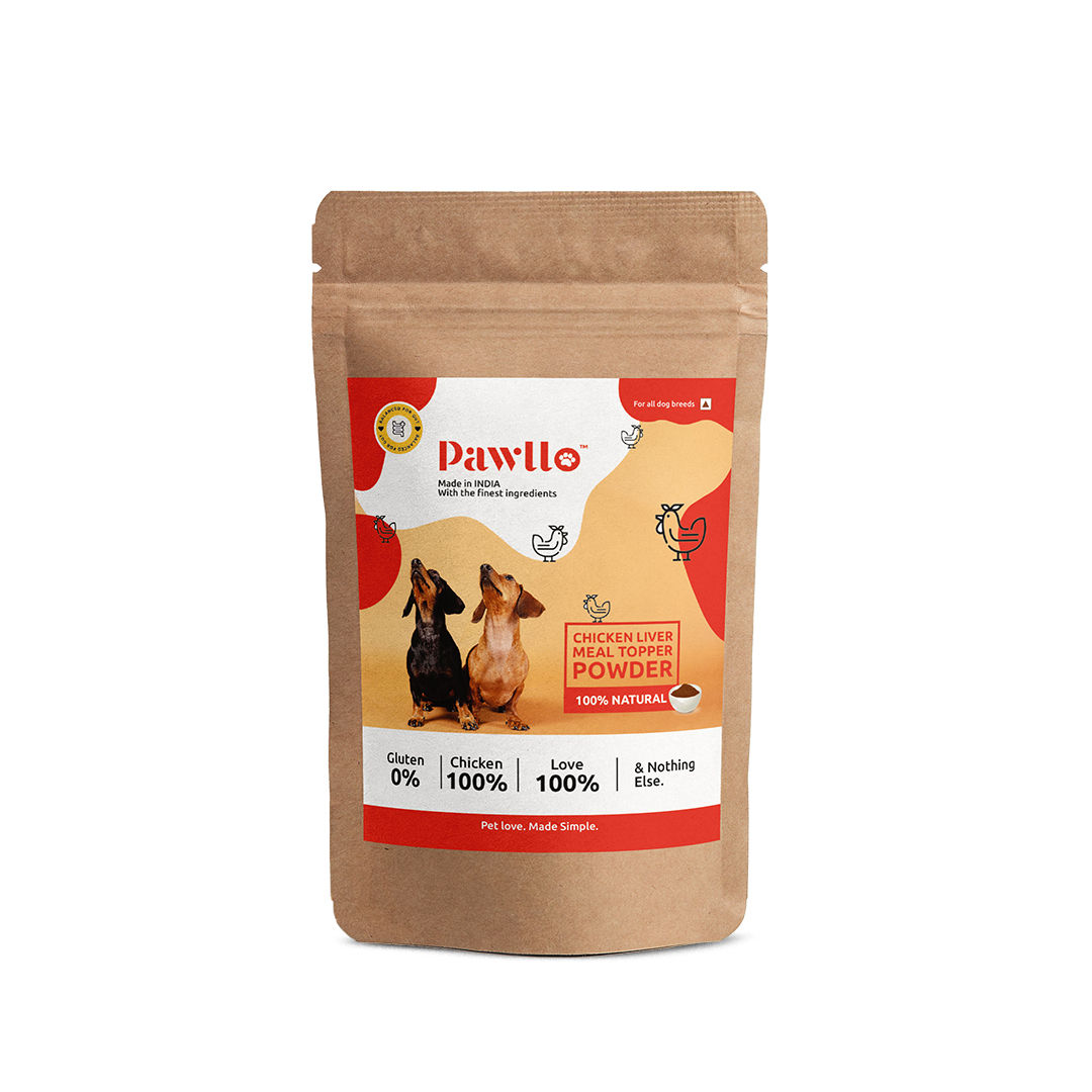 Pawllo Chicken Liver Meal Topper Powder, 50 gm