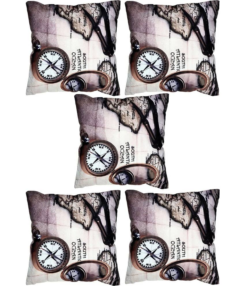 BELLA TRUE Set of 5 Cushion Covers Abstract Themed ( 40 x 40 ) view 2