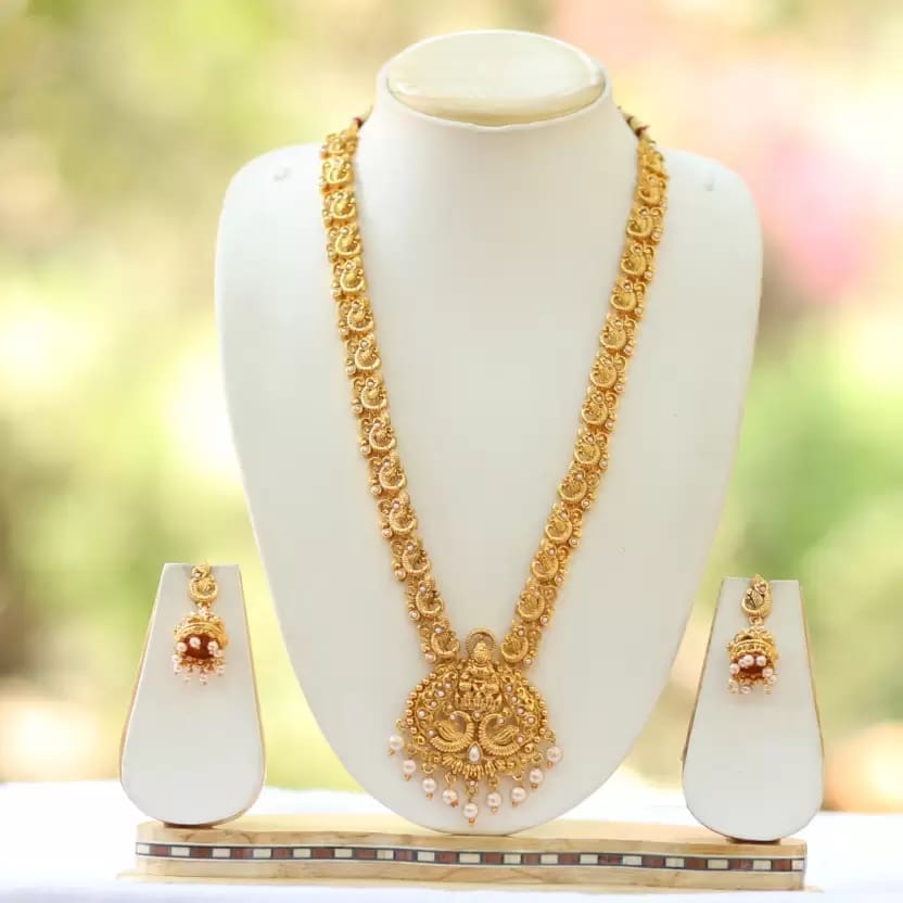 Alloy Gold-plated Rose Gold Jewel Set (Pack of 1) view 2
