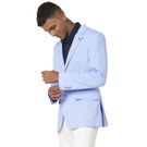 Mufti Light Blue Stripe Slim Fit Blazer view 2