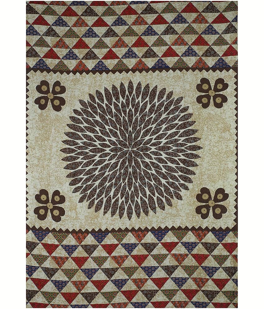 ABHACLOTHO Cotton 1 Single Bedsheet with 1 Pillow Cover ( Multicolor ) view 2