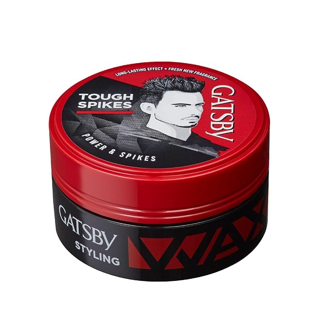 Gatsby Hair Styling Wax - Power & Spikes 75gm | For Tough & Spiky Hairstyle | Strong Hold, Volumizing Finish, Non Sticky, Anytime Re-Stylable & Easy Wash Off | Natural Shine Effect | Hair Wax For Men view 2