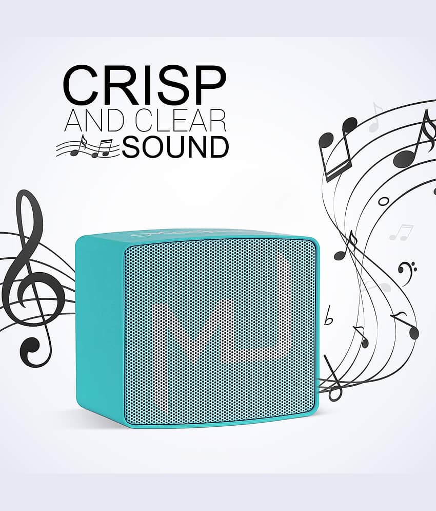 Macjack Wave 120 3 W Bluetooth Speaker Bluetooth v5.0 with Call function,3D Bass Playback Time 10 hrs Blue view 2