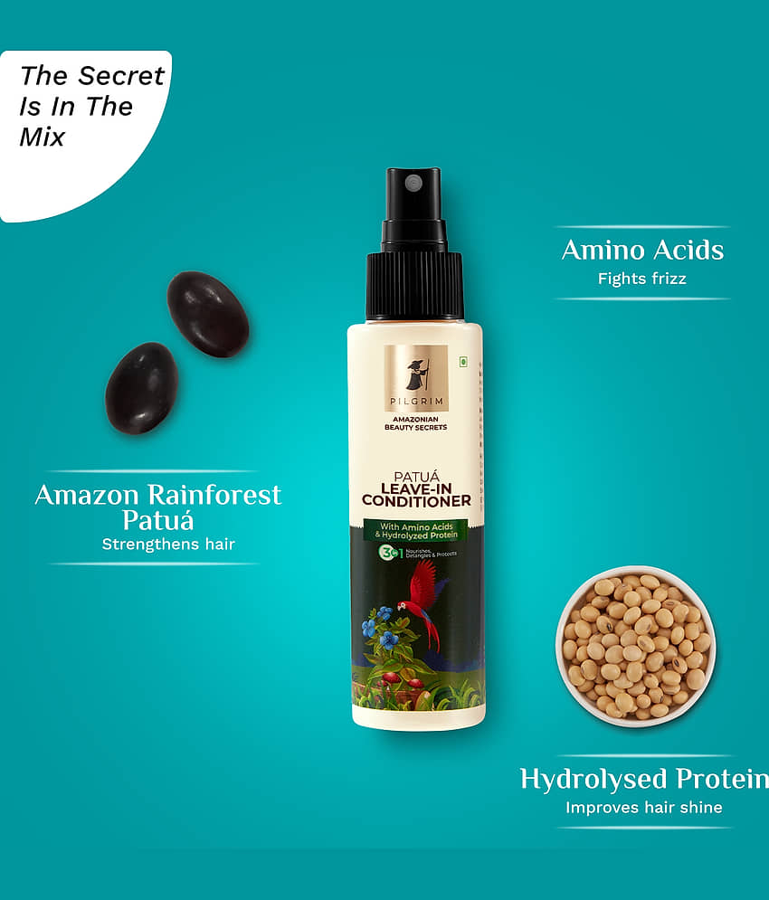 Pilgrim Patua Leave-In Conditioner Conditioner,For All Hair Type,100Ml (pack Of 1) view 2