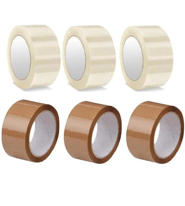 Heavy Duty Brown BOPP Adhesive Packing Tape 2 Inch 200 Meters