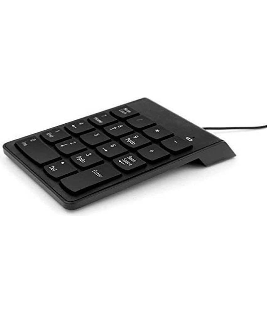 EKRAJ Black USB Wired Numeric Keypad view 2