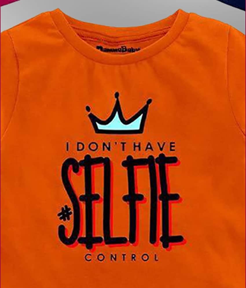 NammaBaby Pack of 3 Girls Cotton Blend T-Shirts ( Multi ) view 2