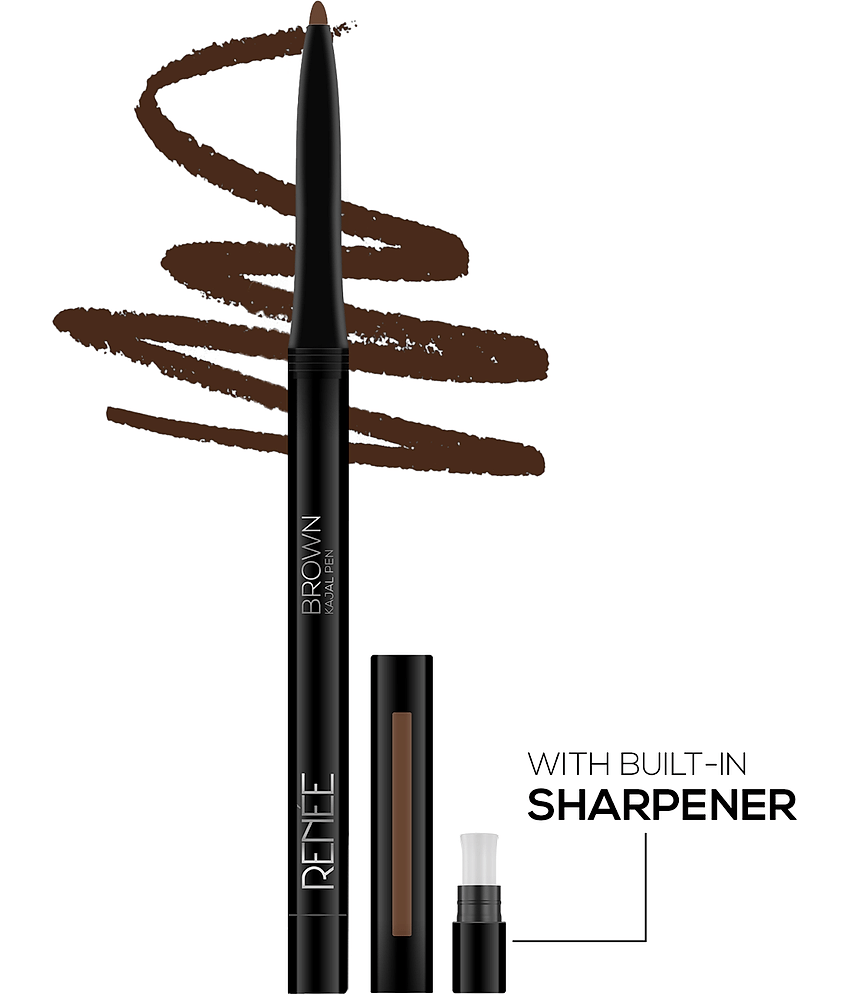 Renee Brown Matte Kajal 10 g Pencil ( Pack of 1 ) view 2