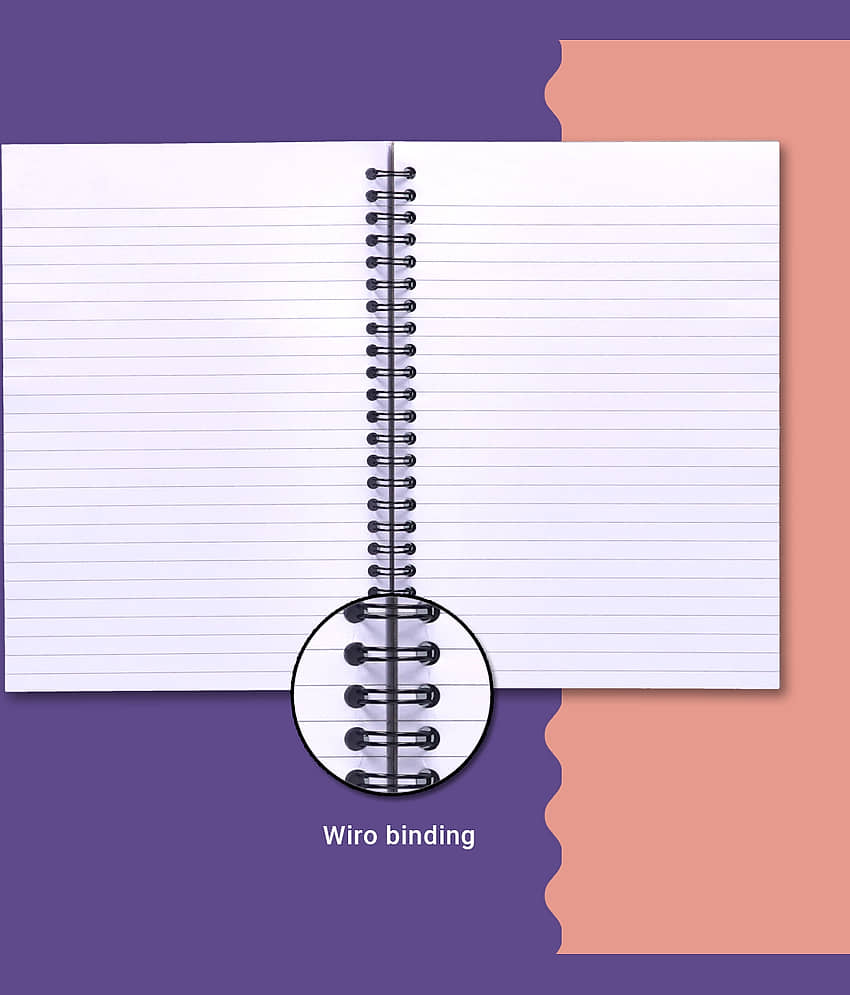 Navneet Youva - Ruled Wire Bound Notebooks ( Pack of 3 ) view 2
