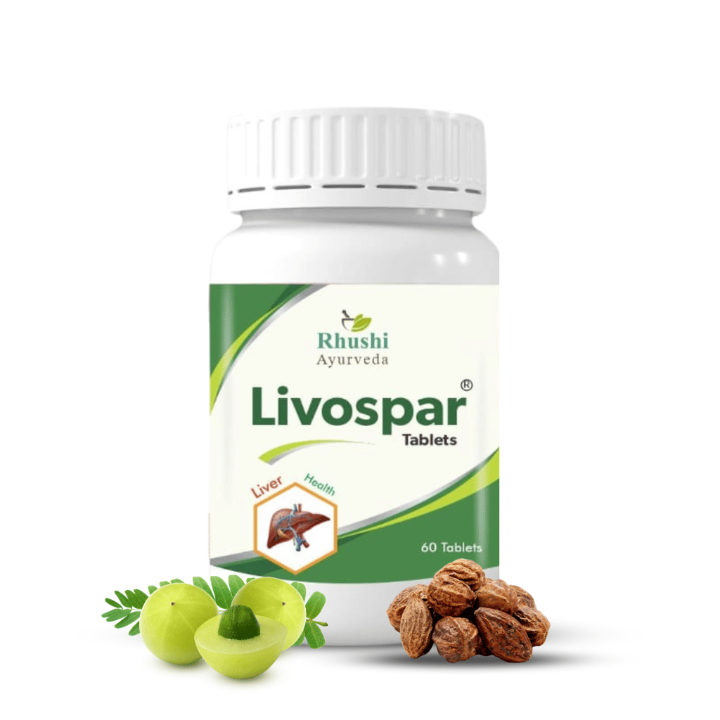 Rhushi Ayurved Livospar Tablets for Overall Liver Health view 2