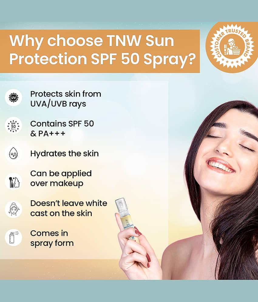 TNW - The Natural Wash SPF 50 Sunscreen Cream For All Skin Type ( Pack of 1 ) view 2