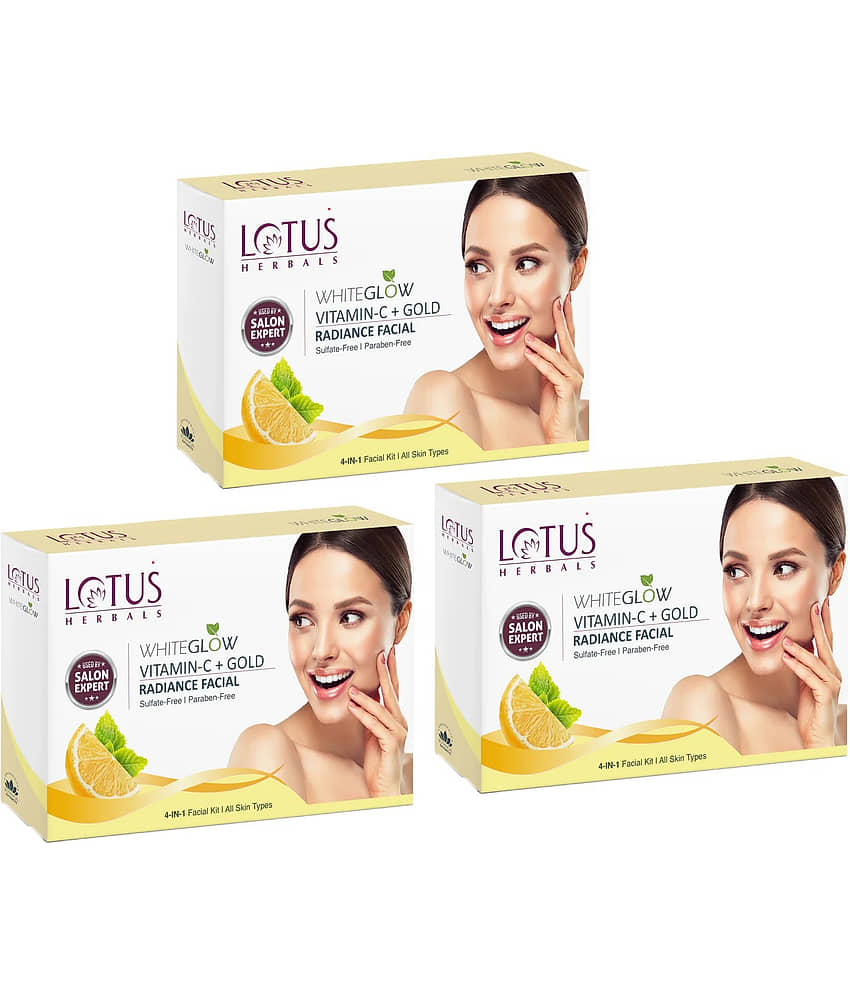 Lotus Herbals Whiteglow Vitamin C Single Facial Kit 57g (Pack of 3) view 2