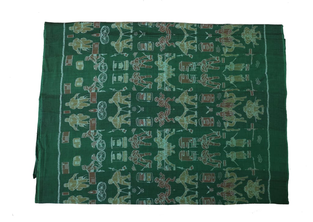 GI Tagged Sambalpuri Ikat Cotton Fabric view 2