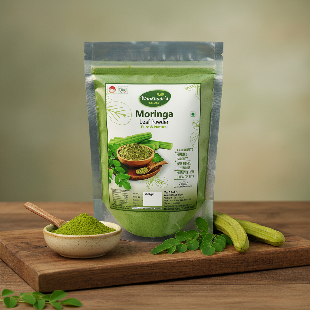 Wankhade's Natural Moringa Leaf Powder 200 g view 2