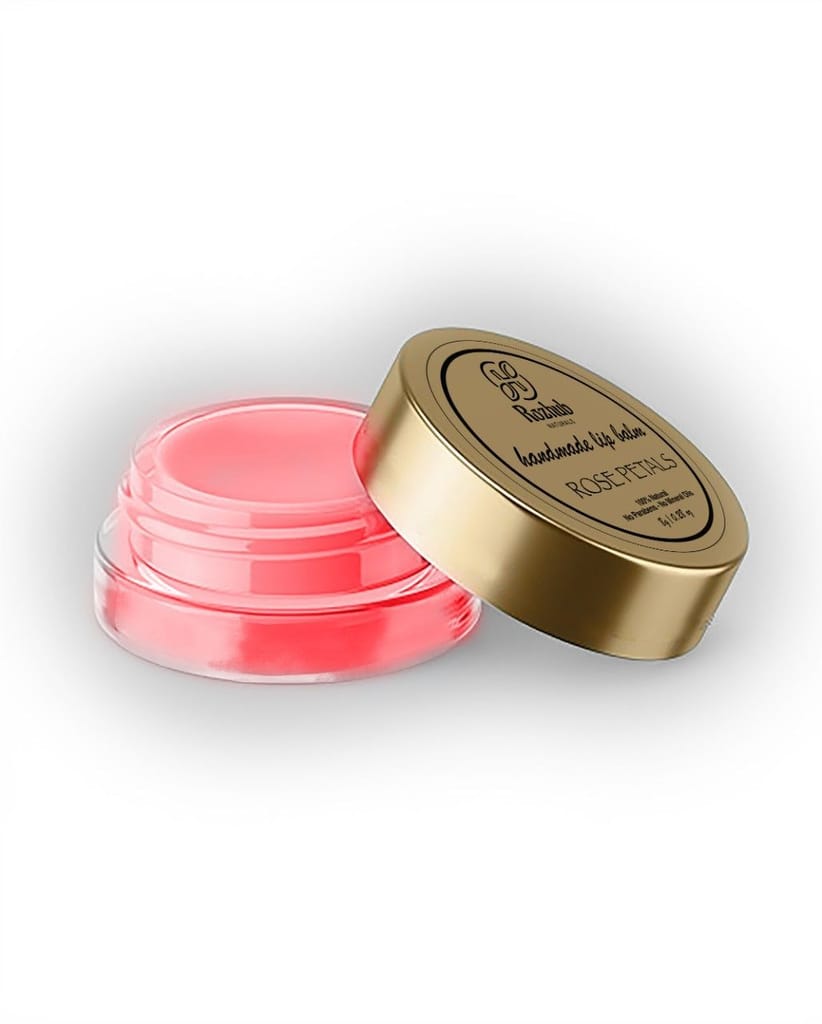 Rozhub Naturals Vegan Lip Balm - Rose Petal - 8g view 2