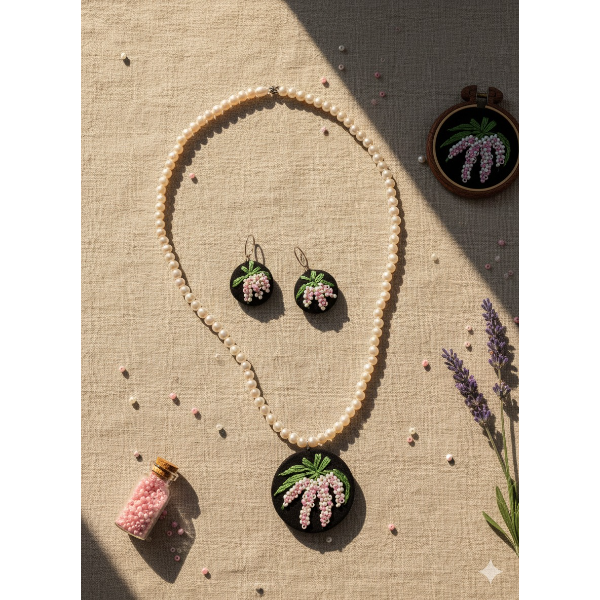 Handmade Foxtail Orchid Set view 2