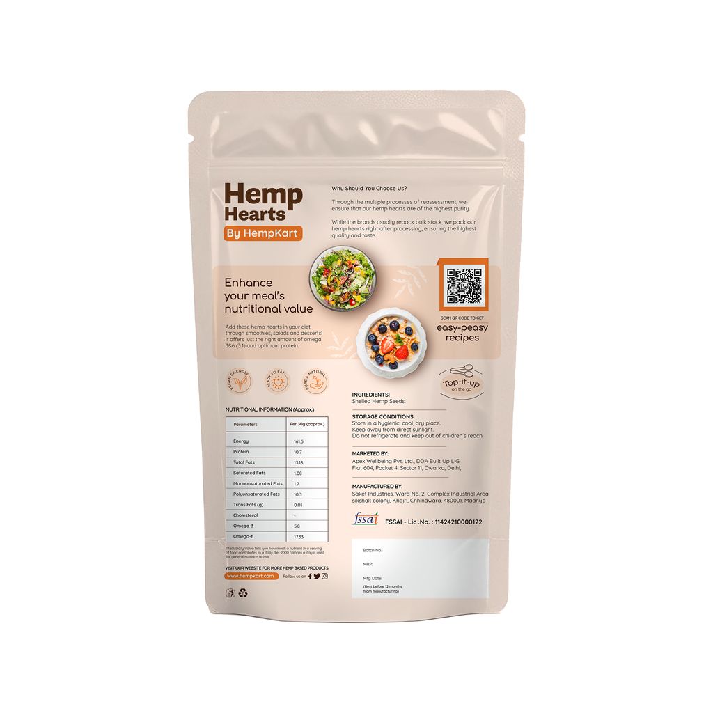 Hemp Hearts - The Ultimate Seed for Premium Nutrition view 2